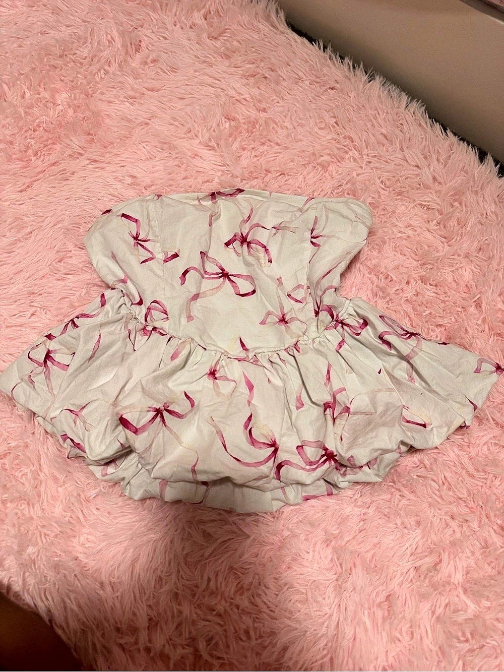 Bow tube top